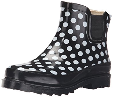 Sunville - Womens Short Ankle Rubber Rain Boots