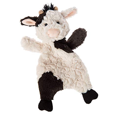 Mary Meyer Putty Nursery Lovey Stuffed Animal Soft Toy, Cow, 11-Inches