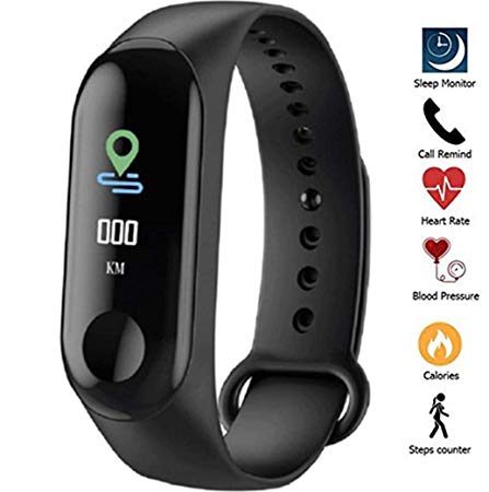MAGBOT M3 Smart Band Activity Tracker/Bracelet Watch for Men/Fitness Watch for Women/Fitness Watch for Men/Health Watch/Health Band/Health Band & Activity Tracker/Wrist Smart Band/Heartbeat Watch