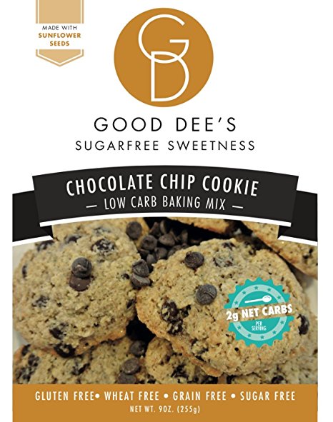 Low Carb, Sugar Free, and Gluten Free Chocolate Chip Cookie Mix