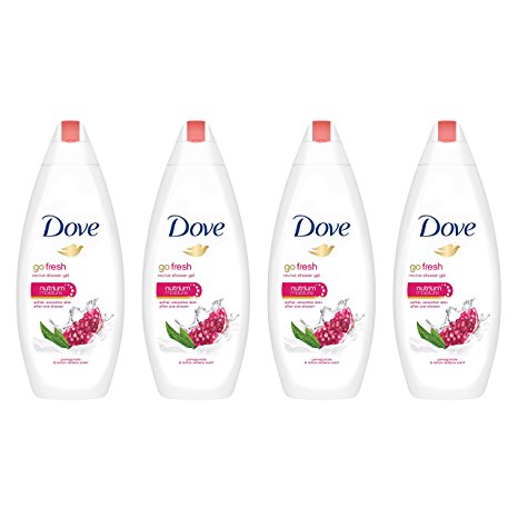 Dove go fresh Body Wash, Pomegranate and Lemon Verbena 22 oz, 4 ct