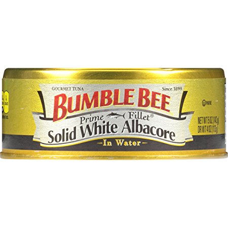 Bumble Bee Prime Fillet Solid White Albacore Tuna in Water, 5oz can