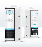 LiBa Mildew Resistant PEVA Shower Curtain Liner 72x72-Inch Clear