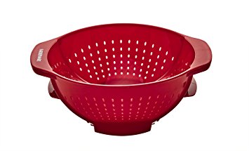 Farberware Professional Trap Door Colander, Strawberry