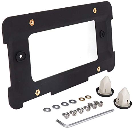JOYTUTUS Fits BMW Rear License Plate Bracket Frame Mount Tag Holder with Expanding Nuts for 1 to 6 Series