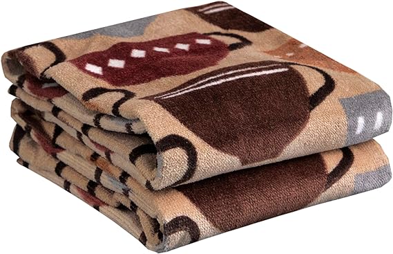 T-fal Textiles Kitchen Towel, 2 Pack, Coffee