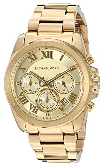 Michael Kors Women's Brecken Gold-Tone Watch MK6366