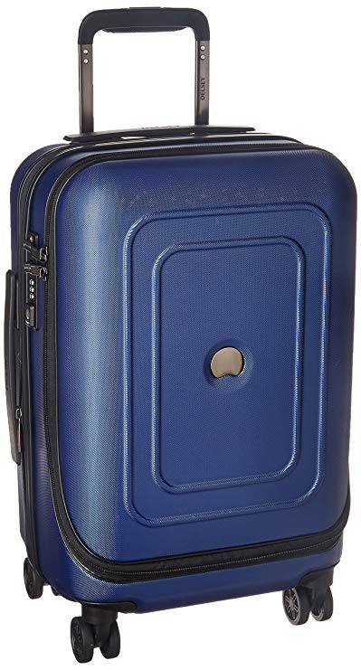 Delsey Luggage Cruise Lite Hardside 19" Intl. Carry on Exp. Spinner Trolley, Blue