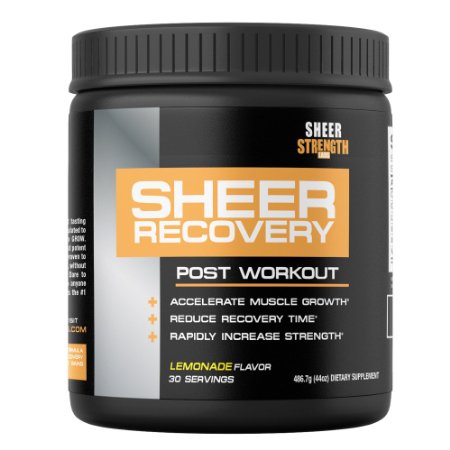 Sheer Strength Labs Recovery Post Workout Supplement 44 Ounce