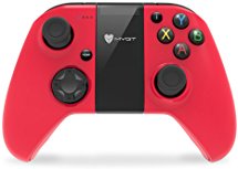 MYGT Wireless Gaming Controller Gamepad for Android Smartphone Windows PC PS3 VR TV Box (Red)