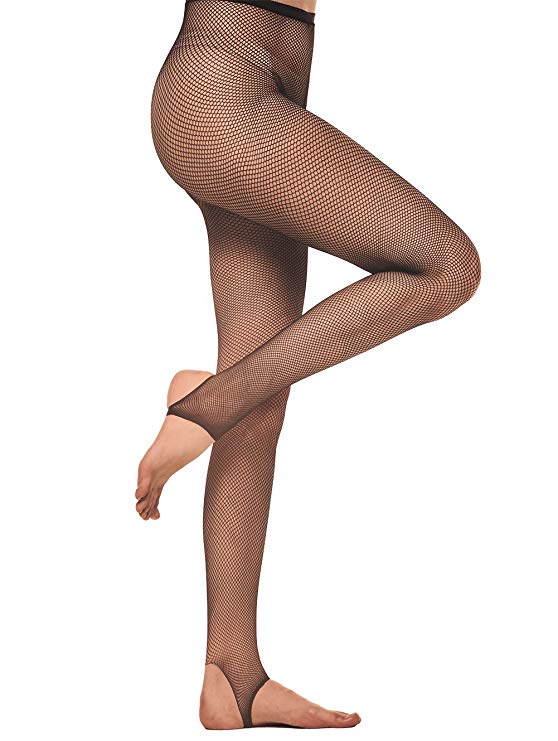 Florboom Womens Fishnet Stockings Fence Net Tights High Waisted Pantyhose