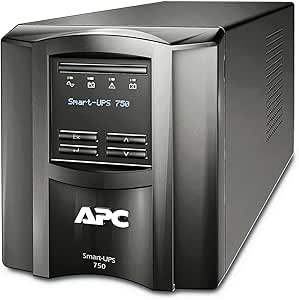 APC by Schneider Electric Smart-UPS SMT-SmartConnect - SMT750IC - Uninterruptible Power Supply 750VA (Cloud enabled, 6 Outlets IEC-C13) Black