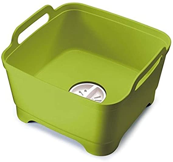 Joseph Joseph Wash and Drain Dish Tub, Green