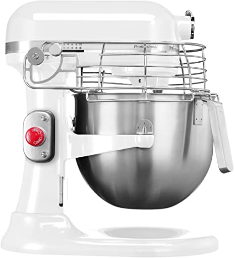 KitchenAid Commercial 5KSM7990XEWH White 6.9-Liter 1.3 HP Stand Mixer 220-240 V