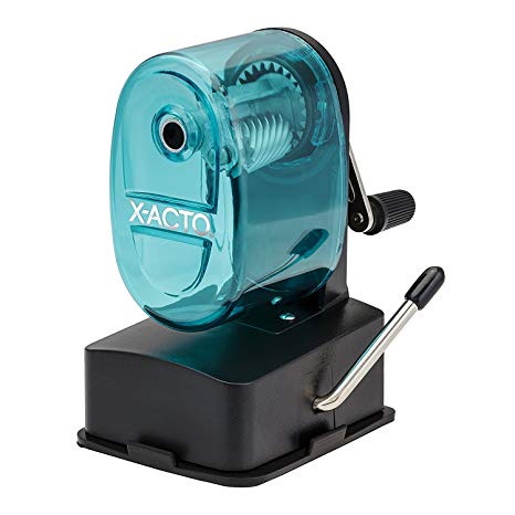 X-ACTO Vacuum Mount Manual Pencil Sharpener - Blue