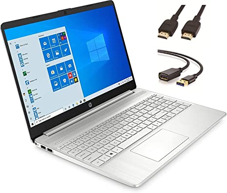 2020 HP 15.6" Touchscreen Laptop Computer, 10th Gen Intel Core i3-1005G1 Up to 3.4GHz (Beat i5-7200u), 8GB DDR4 RAM, 128GB SSD, 802.11ac WiFi, HDMI, Windows 10   CUE Accessories