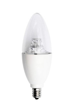 G7 Peavine LED Accent 35W Replacement B11 Candelabra Style Bullet Light Bulb Non-Dimmable Soft White Light 3000K 5 Watt 385 Lumen E12 Base