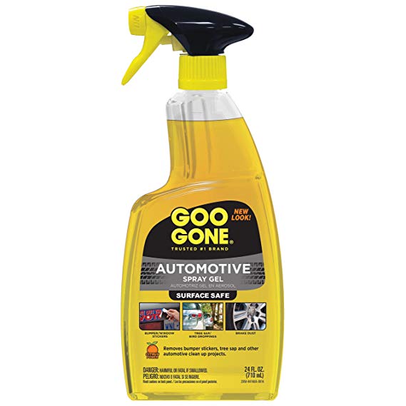 Goo Gone Automotive - Cleans Auto Interiors, Auto Bodies and Rims, Removes Bugs, Stickers, Paint and More - 24 Fl. Oz.