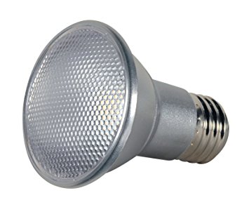 Satco S9408 Par20 LED 4000K 40' Beam Spread Medium Base Light Bulb, 7W