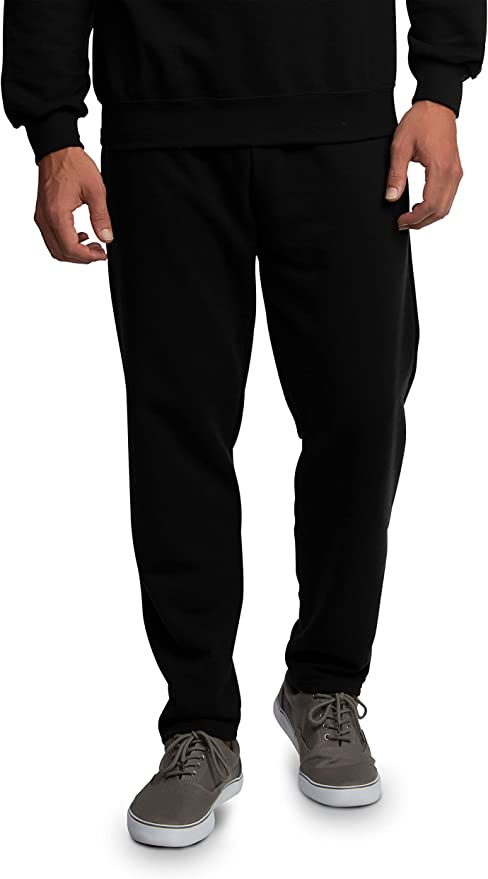 Fruit of the Loom Men's Eversoft Fleece Sweatpants with Pockets, Moisture Wicking & Breathable, Regular & Big Man Sizes