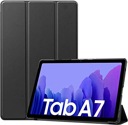 ProCase Galaxy Tab A7 10.4 Case 2020 T500 T505 T507, Slim Light Cover Trifold Stand Hard Shell Folio Smart Case for 10.4 Inch Galaxy Tab A7 2020 Tablet SM-T500 SM-T505 SM-T507 -Black