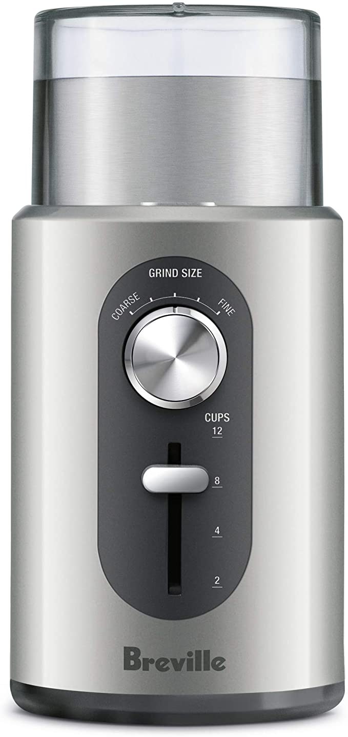 Breville The Coffee & Spice Precise Coffee Grinder, Silver, LCG350SIL