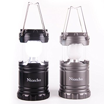 Bright Collapsible LED Camping Lantern Outdoor Detachable Flashlights-Emergency Tent Light-Indoor Electronic Chinese Candle-Backpacking, Hiking, Fishing Equipment-2 Packs Set