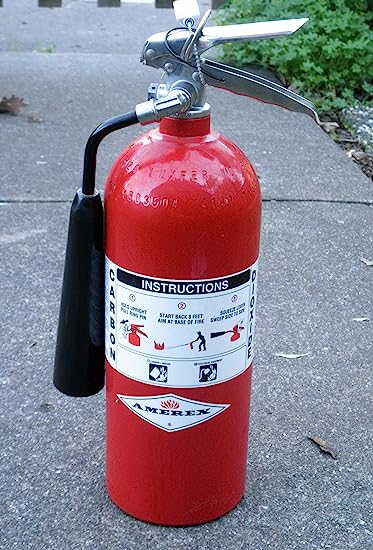 Amerex 322, 5lb Carbon Dioxide Class B C Fire Extinguisher