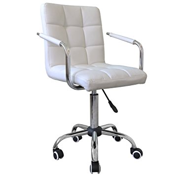 Yaheetech Swivel Chair Leather Cushion