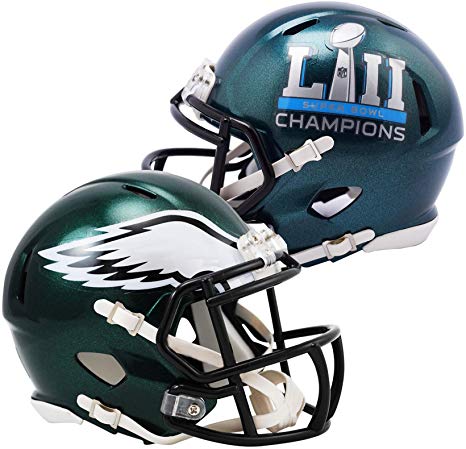 Sports Memorabilia Riddell Philadelphia Eagles Super Bowl LII Champions Revolution Speed Mini Football Helmet - Fanatics Authentic Certified