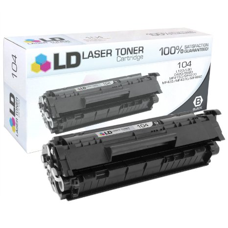 LD © Compatible Canon 0263B001AA / 104 Black Laser Toner Cartridge for FaxPhone L120, & L90