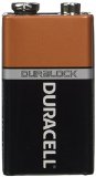 9 Volt Duracell Alkaline Batteries Coppertop 4 Pack MN1604