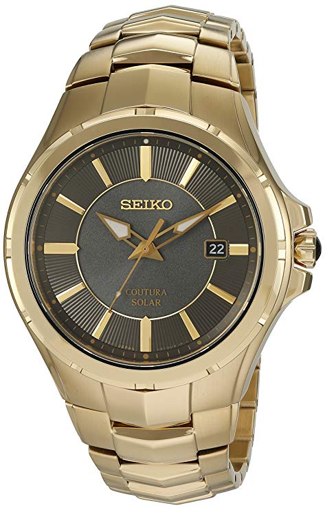 Seiko Men's 'Coutura' Quartz Stainless Steel Dress Watch (Model: SNE414)