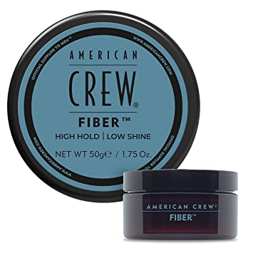 Men's Hair Fiber by American Crew, Like Hair Gel with High Hold & Low Shine, Travel Size, 1.75 Oz (Pack of 1)