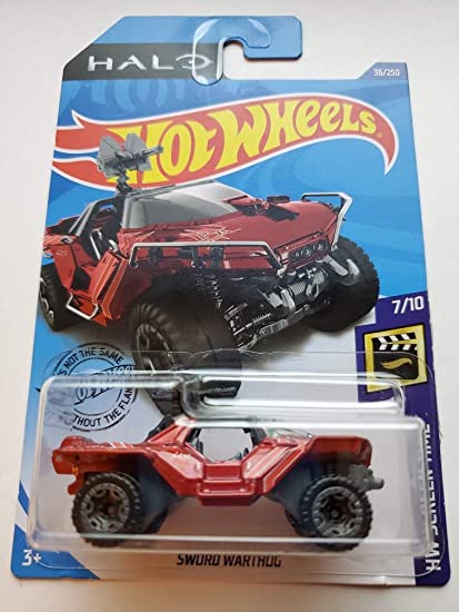 Hot Wheels 2020 HW Screen Time HALO Sword Warthog 36/250, Maroon