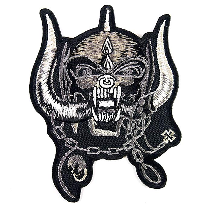 MOTORHEAD Rock Music Band Motorcycle Embroidered Iron On Patches # WITH FREE GIFT