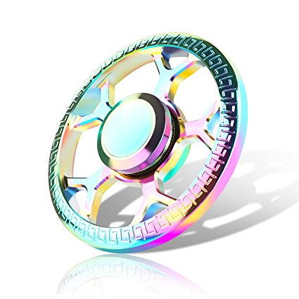 Fidget Spinner,Yocktec Fidget Spinner with High Speed Bearing Stress Reducer Reliever Toy for ADD, ADHD, Anxiety, Children and Adults Gift Rainbow Rainbow