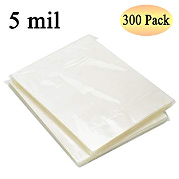 RyhamPaper Thermal Laminating Pouches, 8.9 x 11.4-Inches/Letter Size/5 mil, 300 Pack