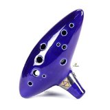 CLD Brands Hand Tuned Ocarina of Time - Bonus Players Guide - 12 Hole Ceramic Flute Handcrafted By Musicians For Music Lovers - Legend of Zelda