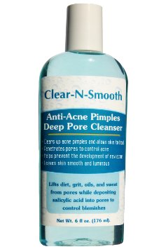 Acne Treatment Deep Pore Cleanser Facial Wash Oil Control and Makeup Remover Clears Acne Reduce Blemishes and Redness Salicylic Acid and Niacinamide Vitamin B3 for Healthier Youthful Glow 6 Fl Oz