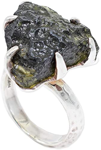 Moldavite Ring by Stones Desire