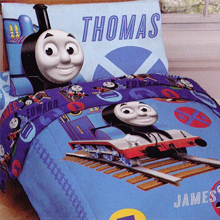 Thomas the Tank Engine & Friends 4 Pc Toddler Bedding Set