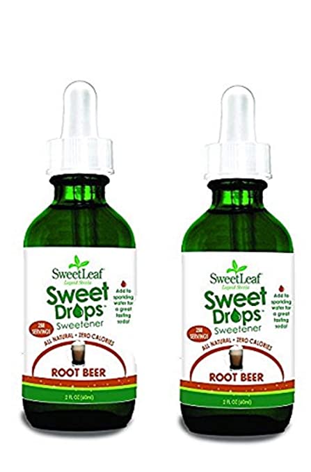 SweetLeaf Sweet Drops Liquid Stevia Sweetener (Root Beer, 2 oz Pack of 2)