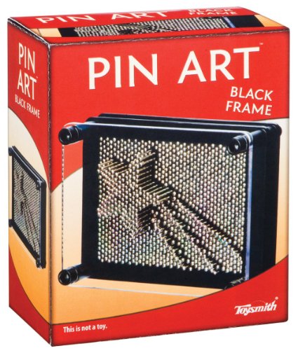 Toysmith Pin Art (Black Frame, 3.75-Inch x 5-Inch)