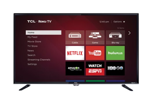 TCL 40FS3800 40-Inch 1080p Roku Smart LED TV 2015 Model