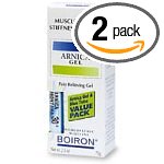 Boiron Arnicare Gel, 2.5 Ounce   Arnica Gel (Pack of 2), Homeopathic Medicine for Pain Relief and Bruises