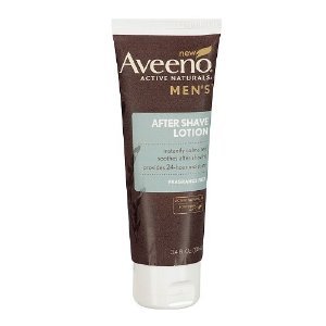 Aveeno Men's Fragrance Free After Shave Lotion, 3.4 Ounce