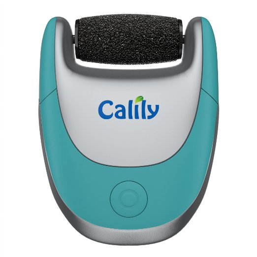 Calily™ Electric Callus Remover - Rechargeable and Includes a Travel Pouch - Double Rollers - Fine and Coarse / High-Performance Pedicure Tool; Removes Hard Skin and Calluses Fast and Painlessly