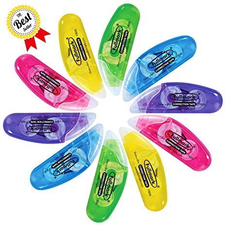 Fullmark Model B Correction Tape, 0.2" X 236 Inches each, 10-pack