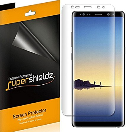 [2-Pack] Supershieldz for Samsung Galaxy Note 8 Screen Protector, High Definition Clear Shield -Lifetime Replacements Warranty